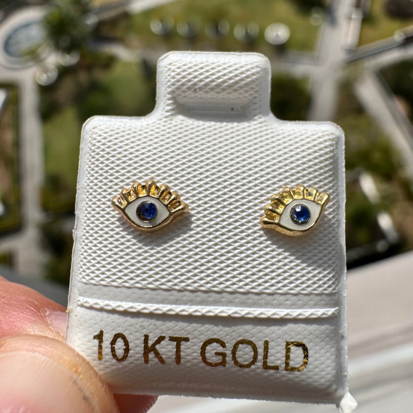 Arete Broquel Ojo turco