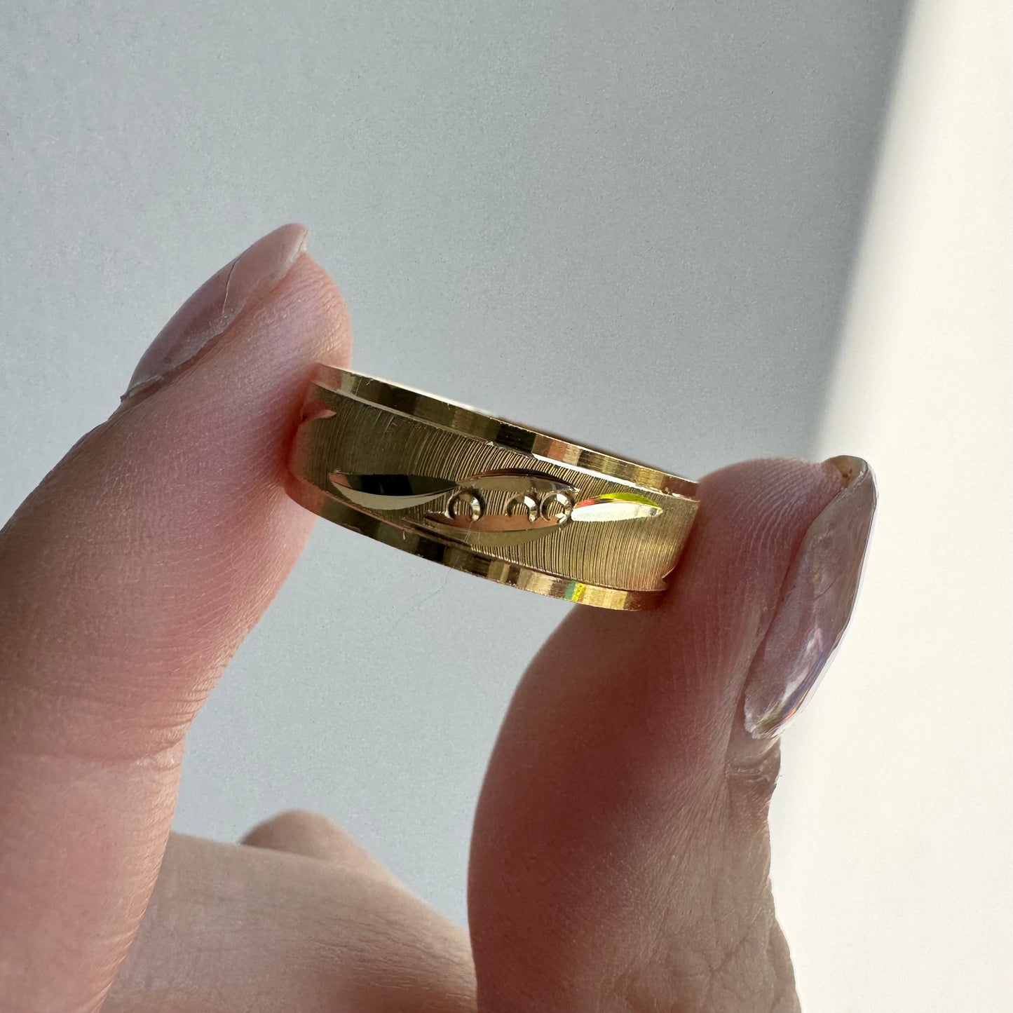 3 piezas Argolla Serpentina con baño de Oro 24k