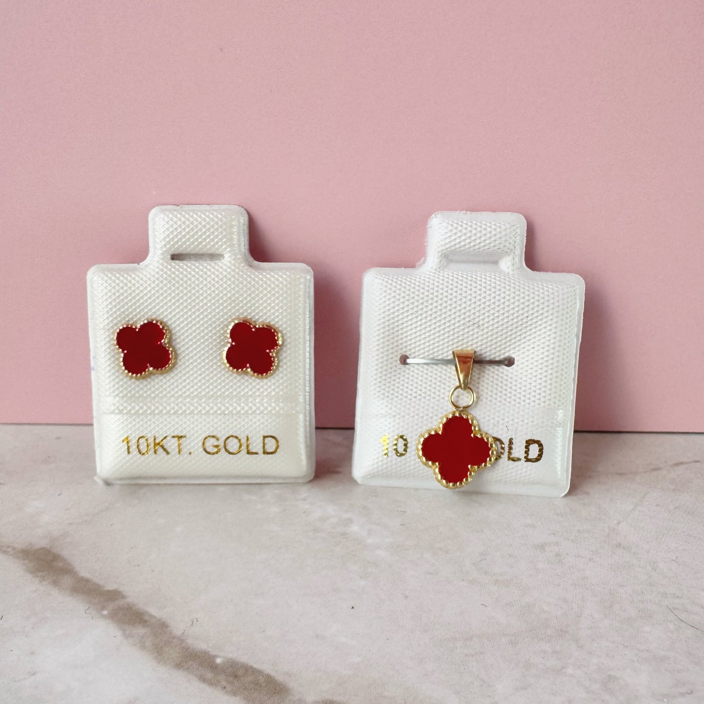 Juego trébol Rojo chico