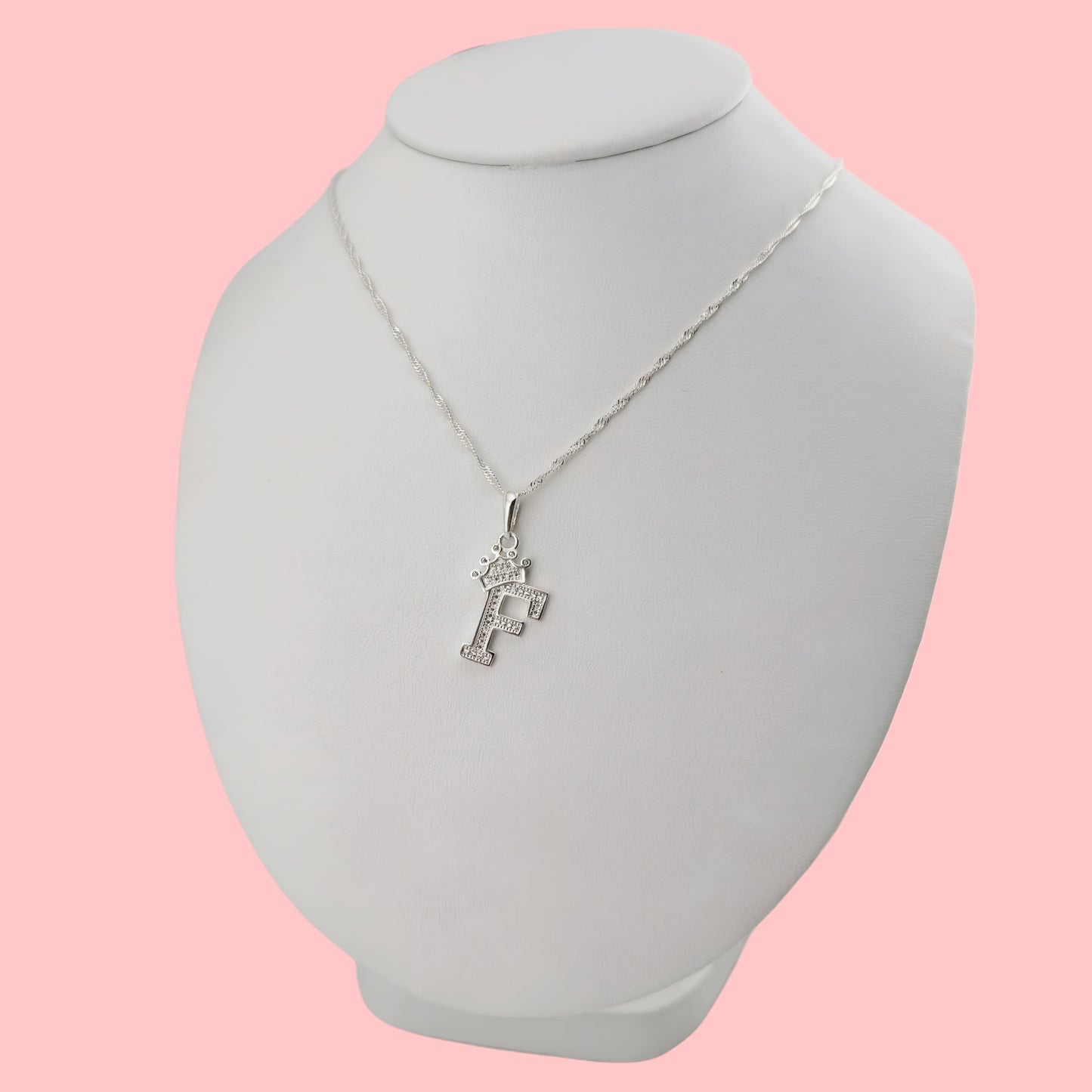 DIJE PLATA 925 LETRA F