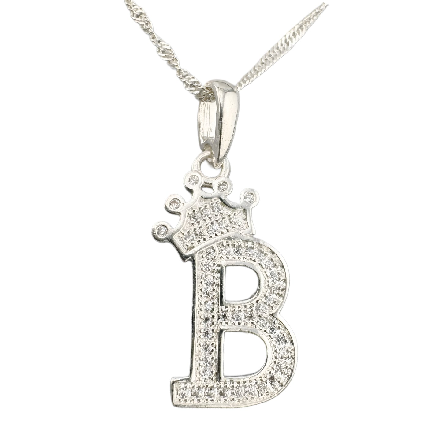 DIJE PLATA 925 LETRA B