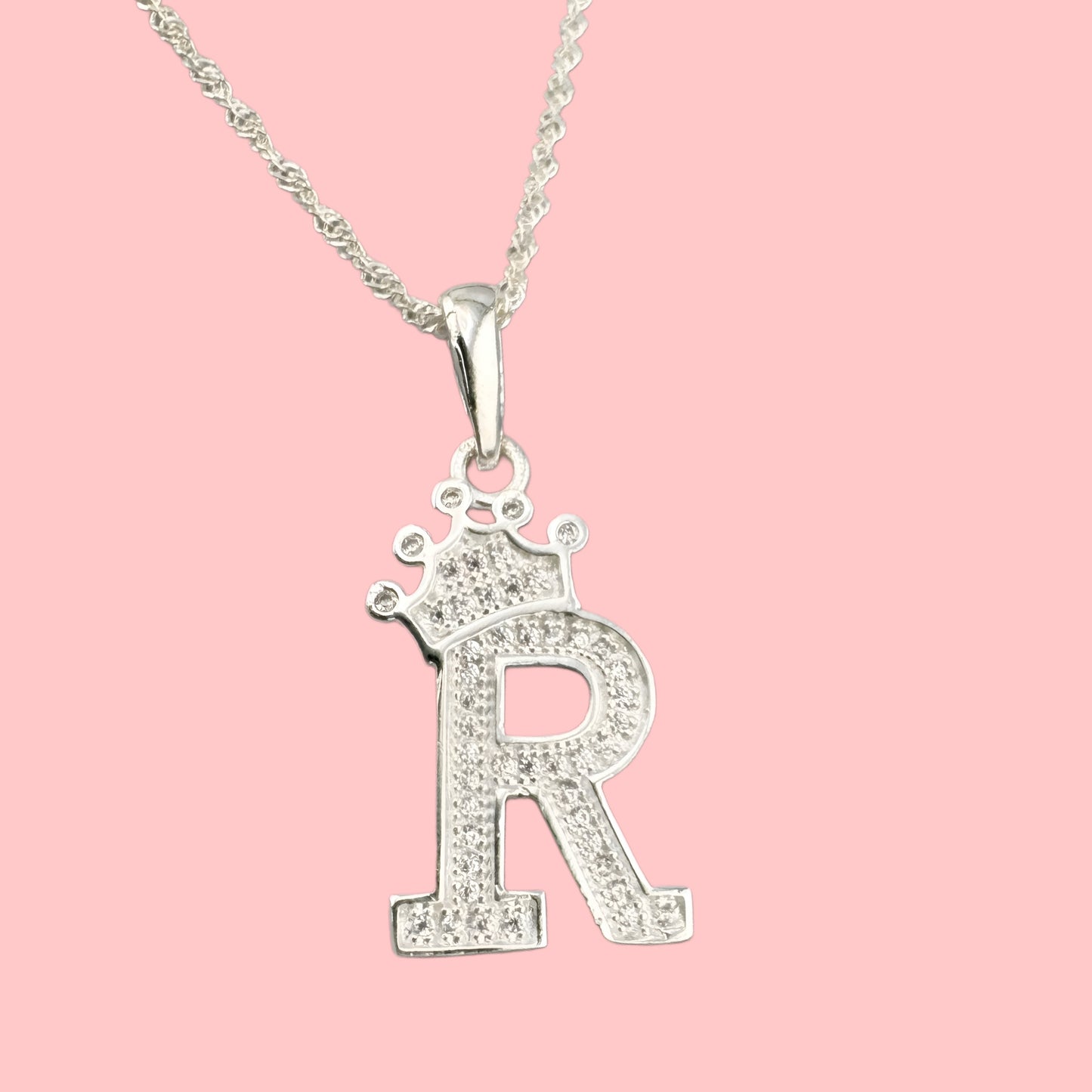 DIJE PLATA 925 LETRA R