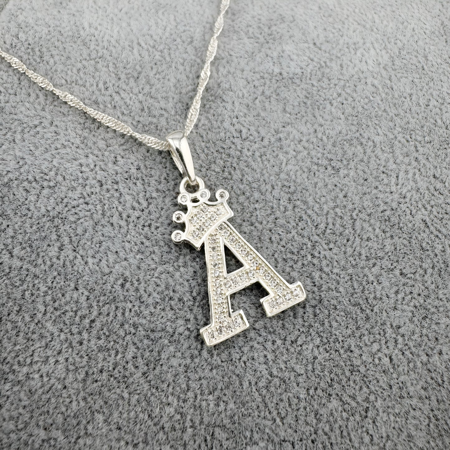 DIJE PLATA 925 LETRA A
