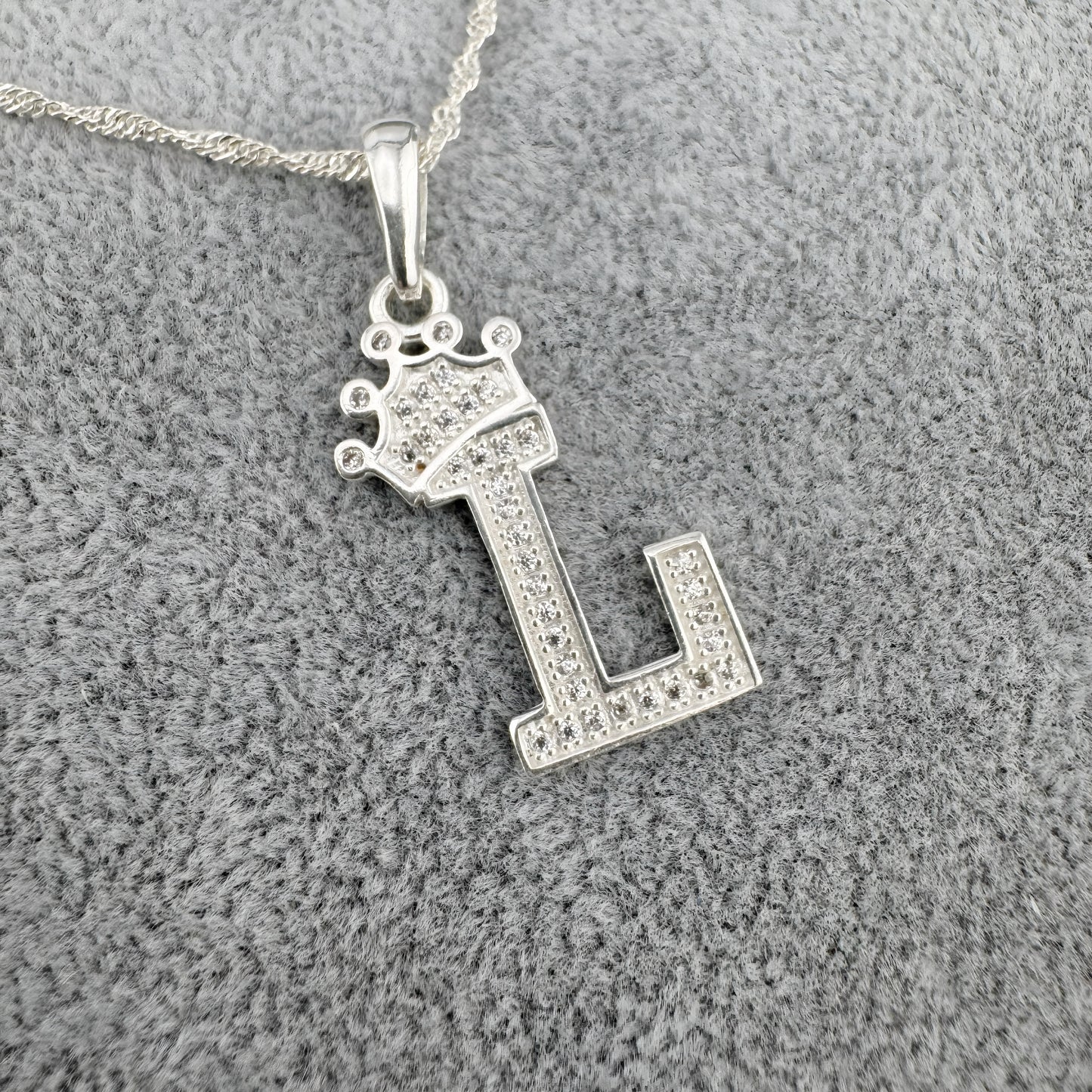 DIJE PLATA 925 LETRA L
