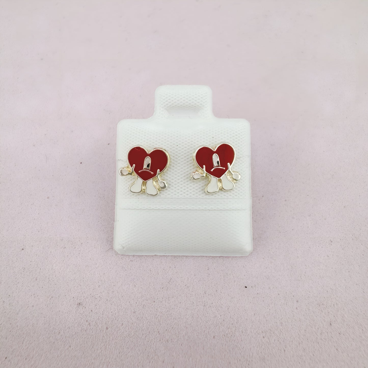 Arete Broquel Plata Bad Bunny