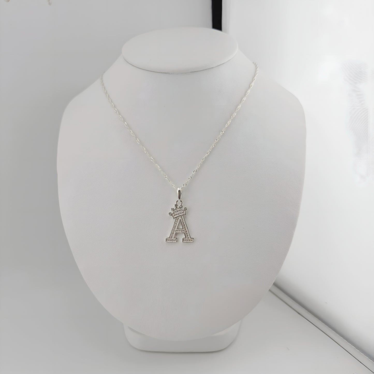 DIJE PLATA 925 LETRA A