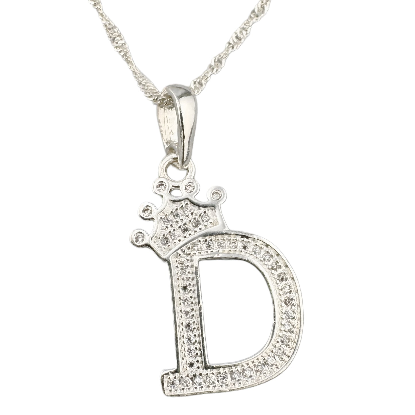 DIJE PLATA 925 LETRA D