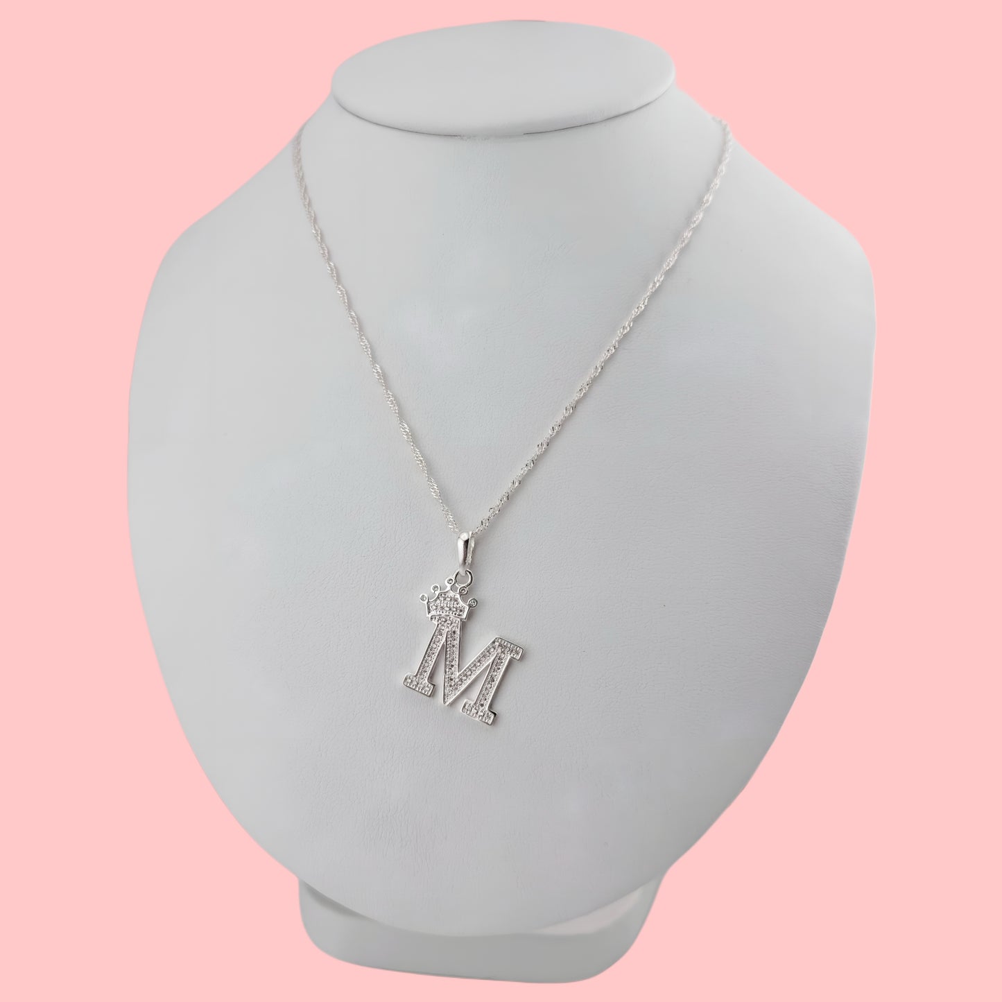 DIJE PLATA 925 LETRA M