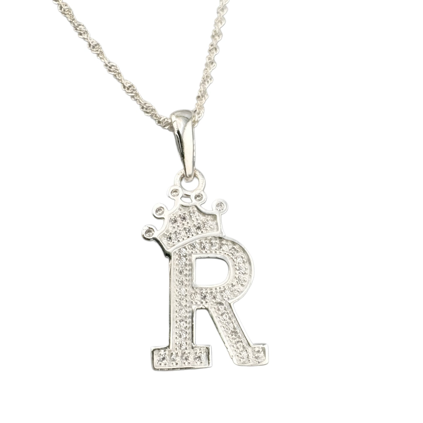 DIJE PLATA 925 LETRA R