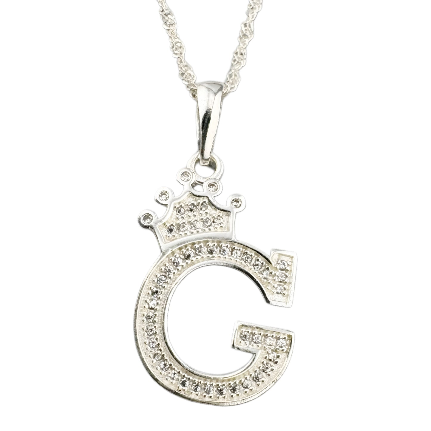 DIJE PLATA 925 LETRA G