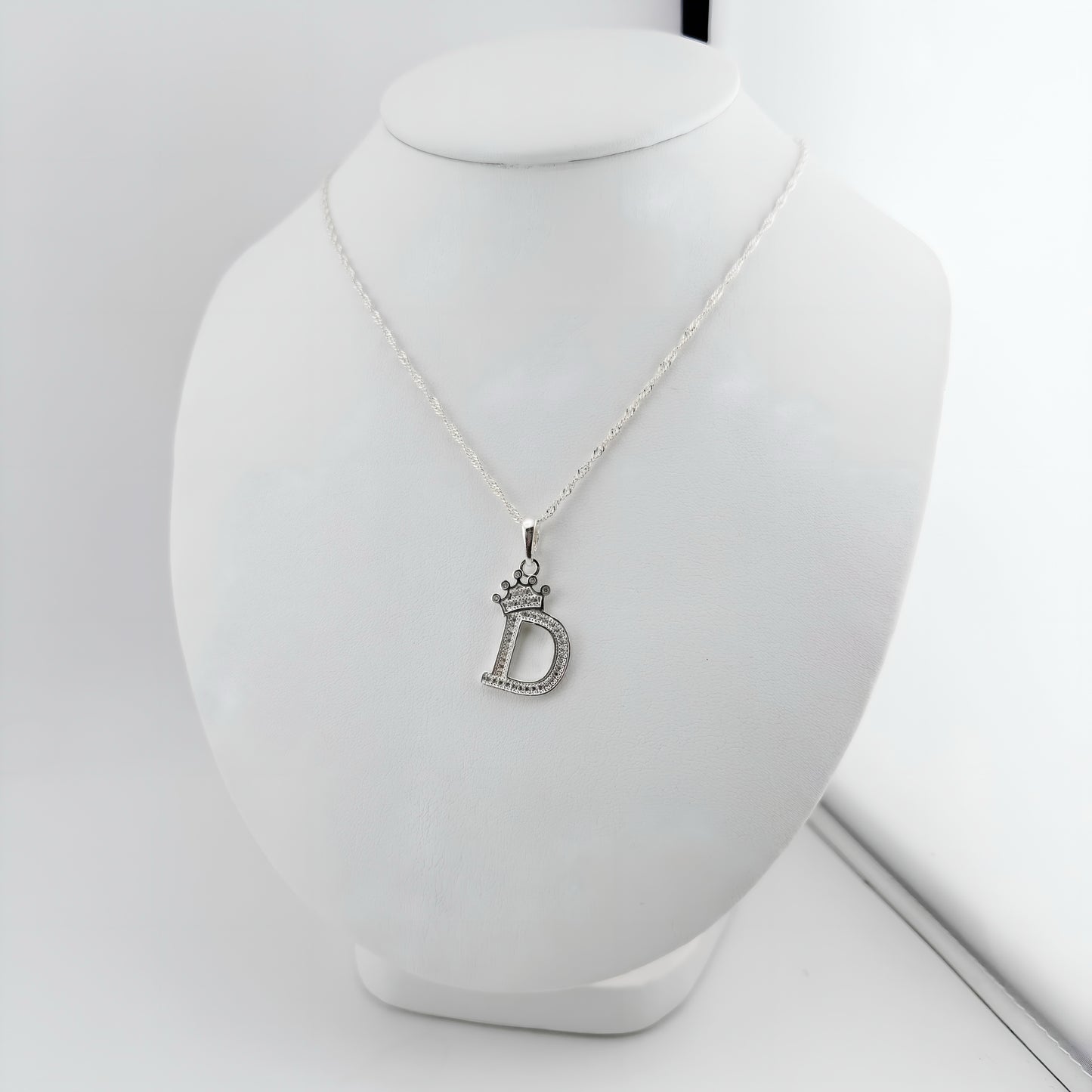 DIJE PLATA 925 LETRA D