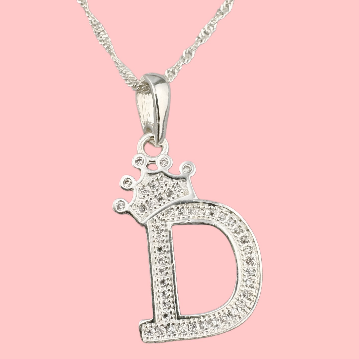 DIJE PLATA 925 LETRA D