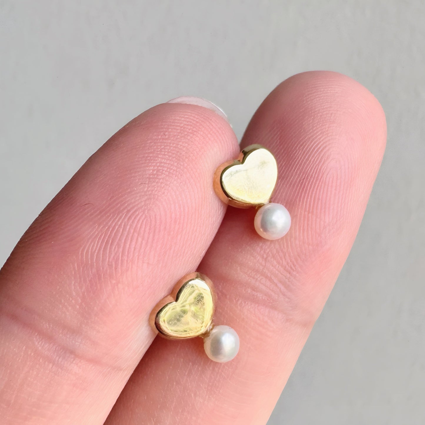 Corazón perla