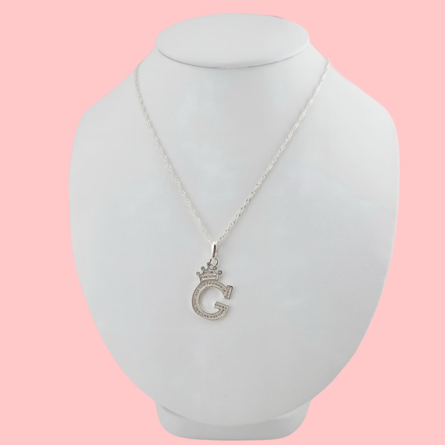DIJE PLATA 925 LETRA G