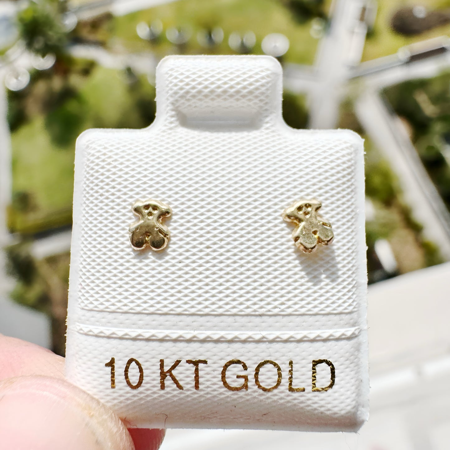 Arete Broquel Oro 10k Oso Tous ch