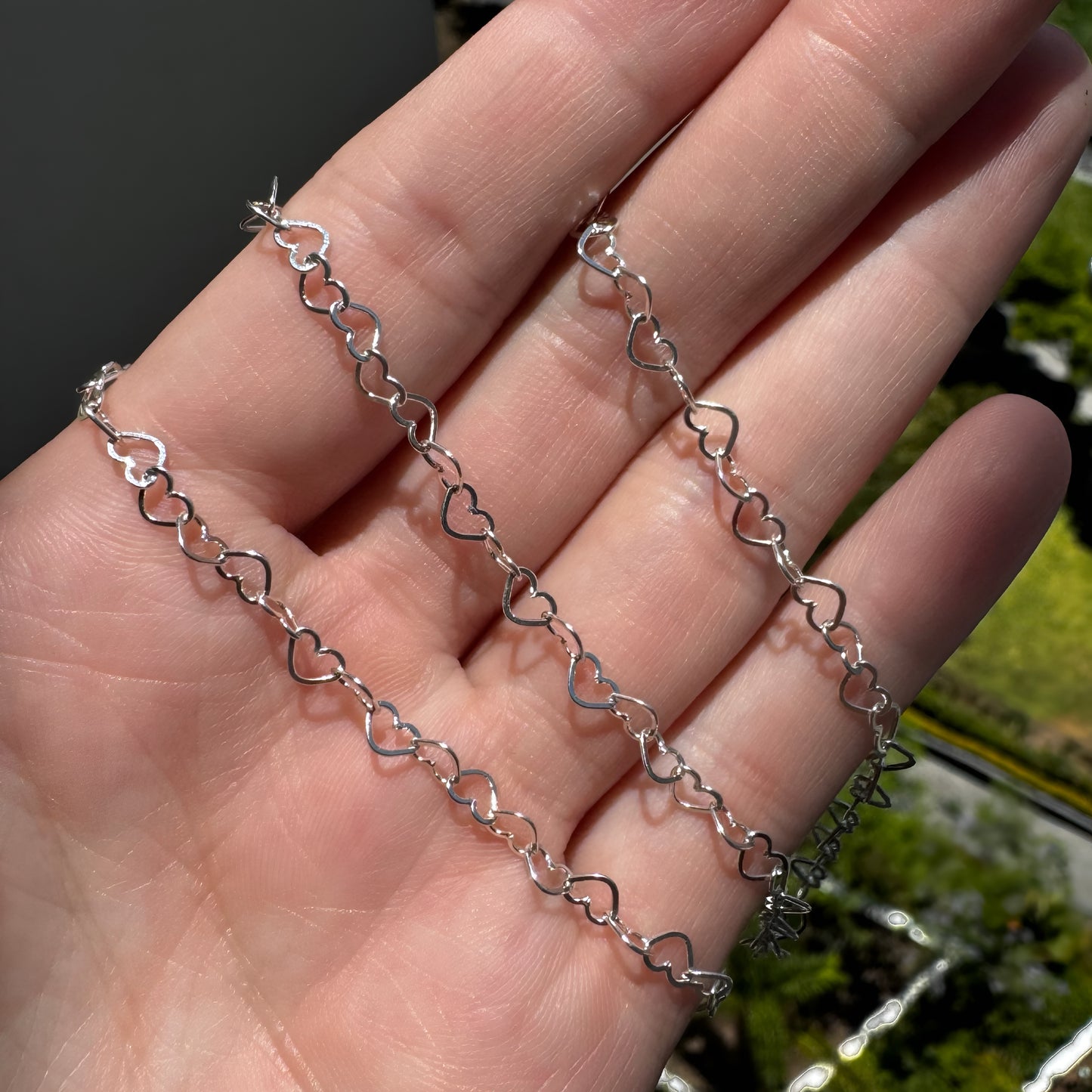 Cadena Corazón ♥️ Plata 925 3.6 mm x 40 cm 3.2 gr