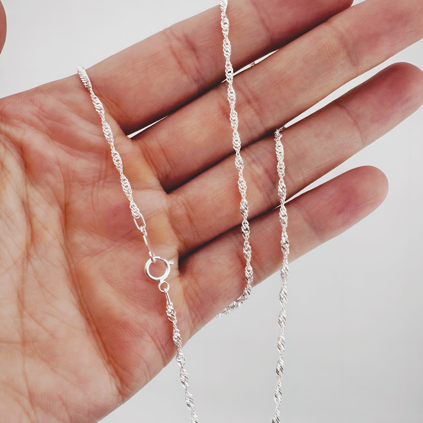 Cadena Singapur Plata 925 2.2 mm x 40 cm 2.2 gr