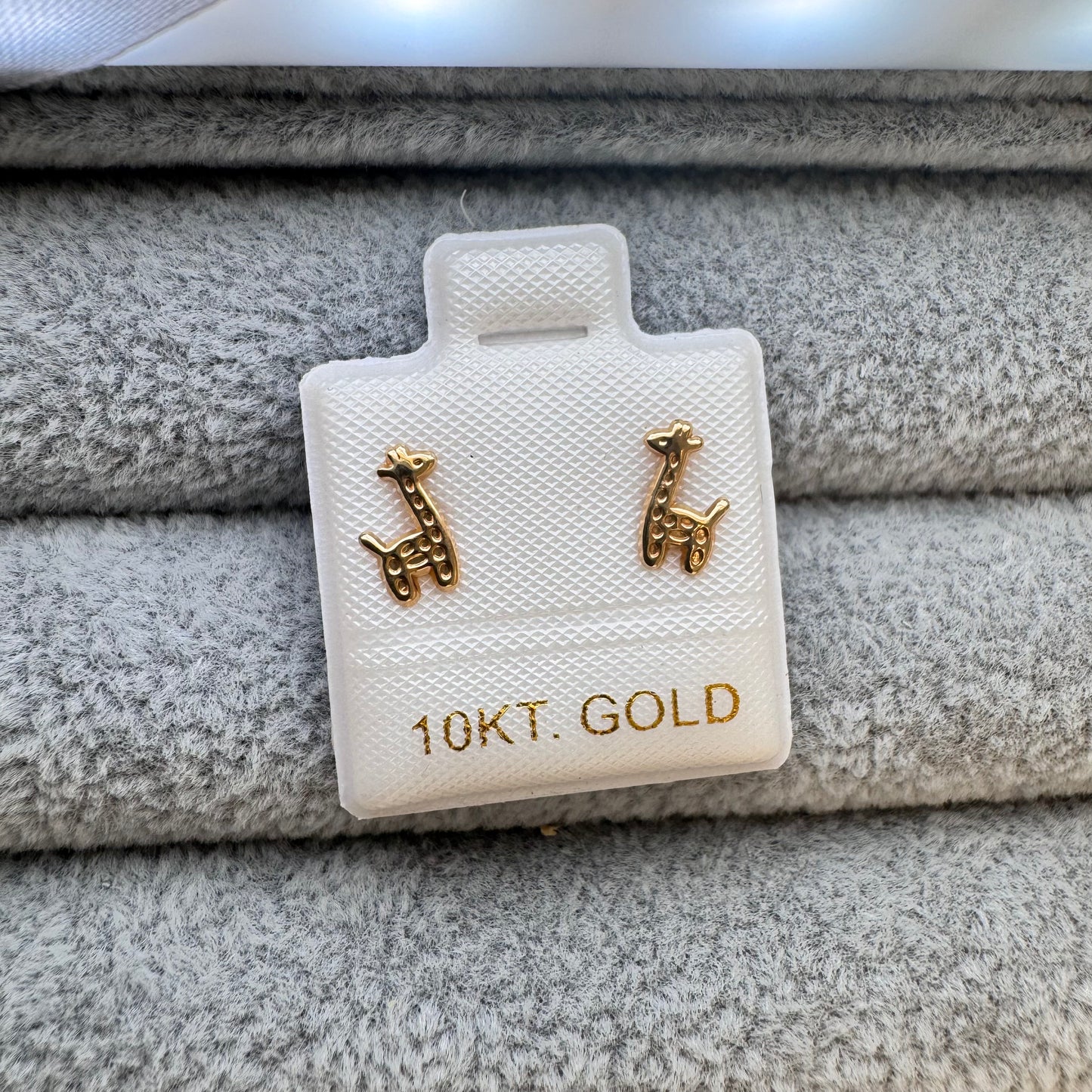 Broquel Oro 10k Jirafa