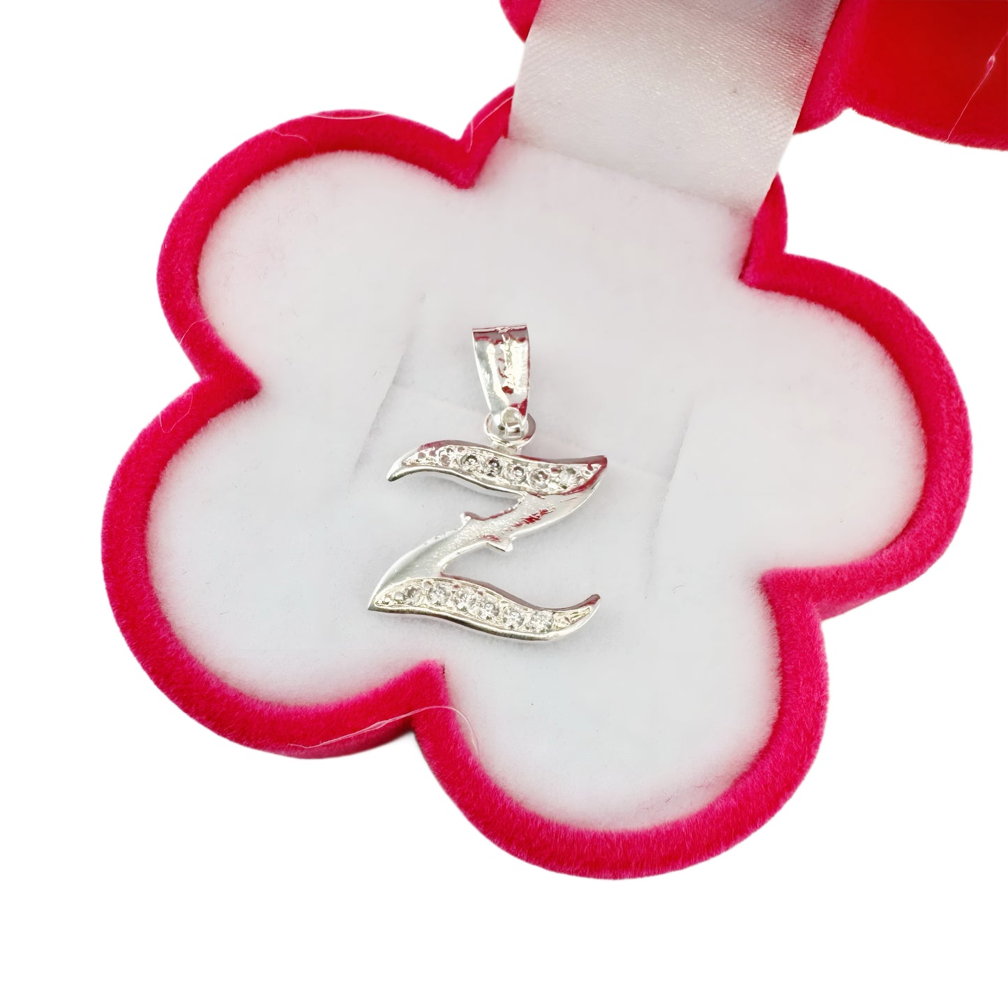 Dije Plata .925 Iniciales con Circonias Pequeño Letra Z