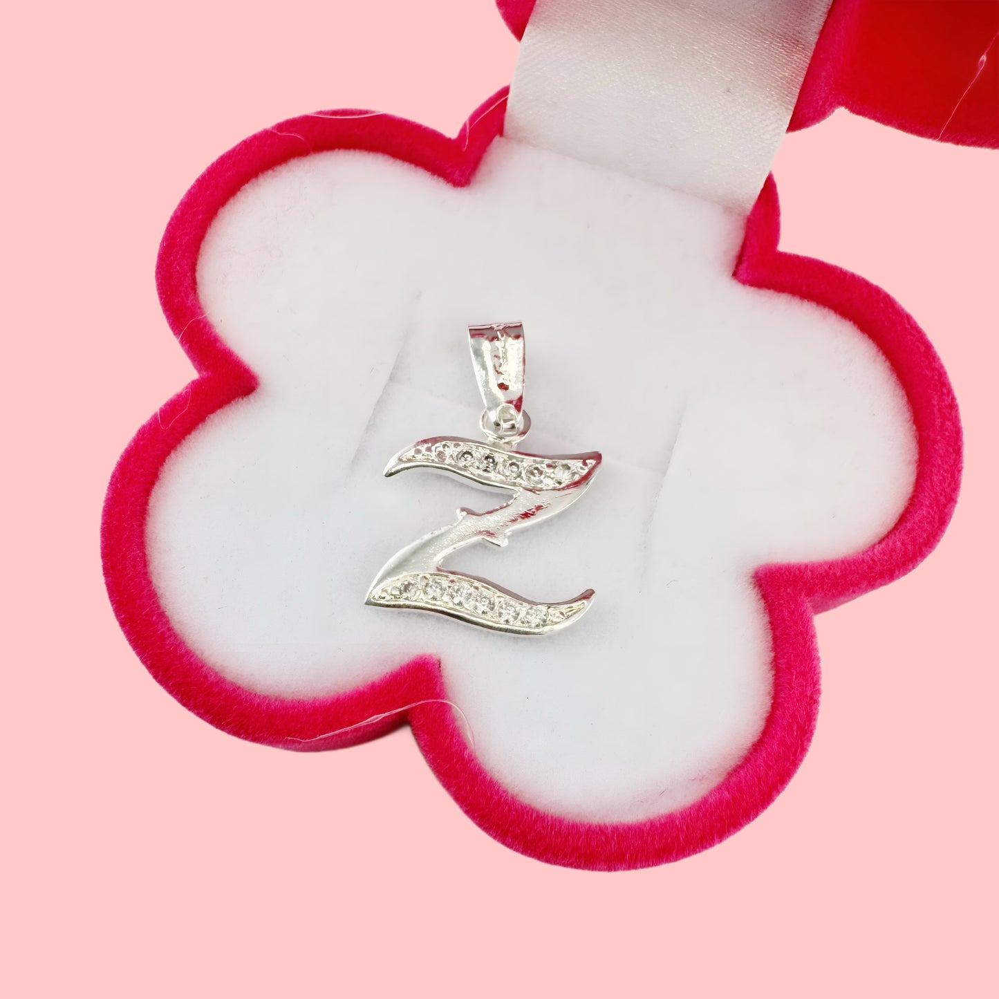 Dije Plata .925 Iniciales con Circonias Pequeño Letra Z