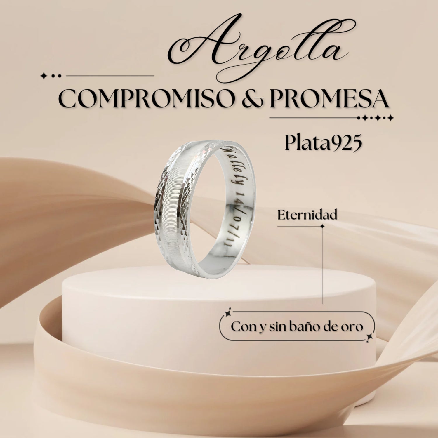 Argollas Plata 925