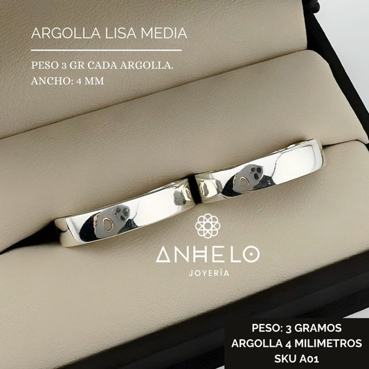 Argolla Lisa 4 mm