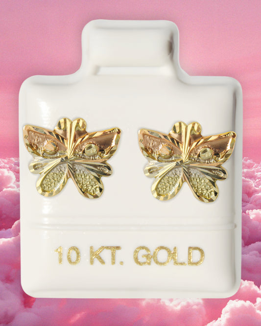 Mariposa oro 3 colores grande