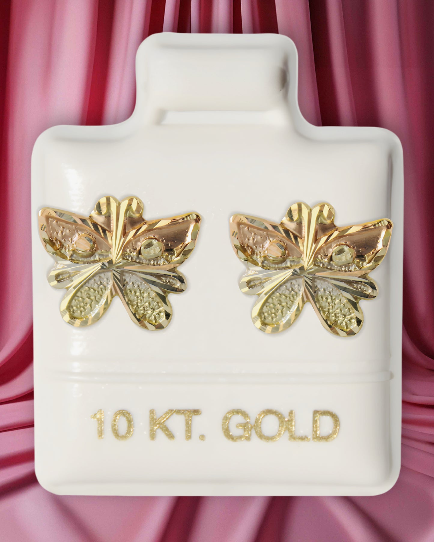 Mariposa oro 3 colores grande