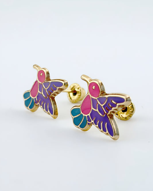 Colibrí Esmaltado Rosa