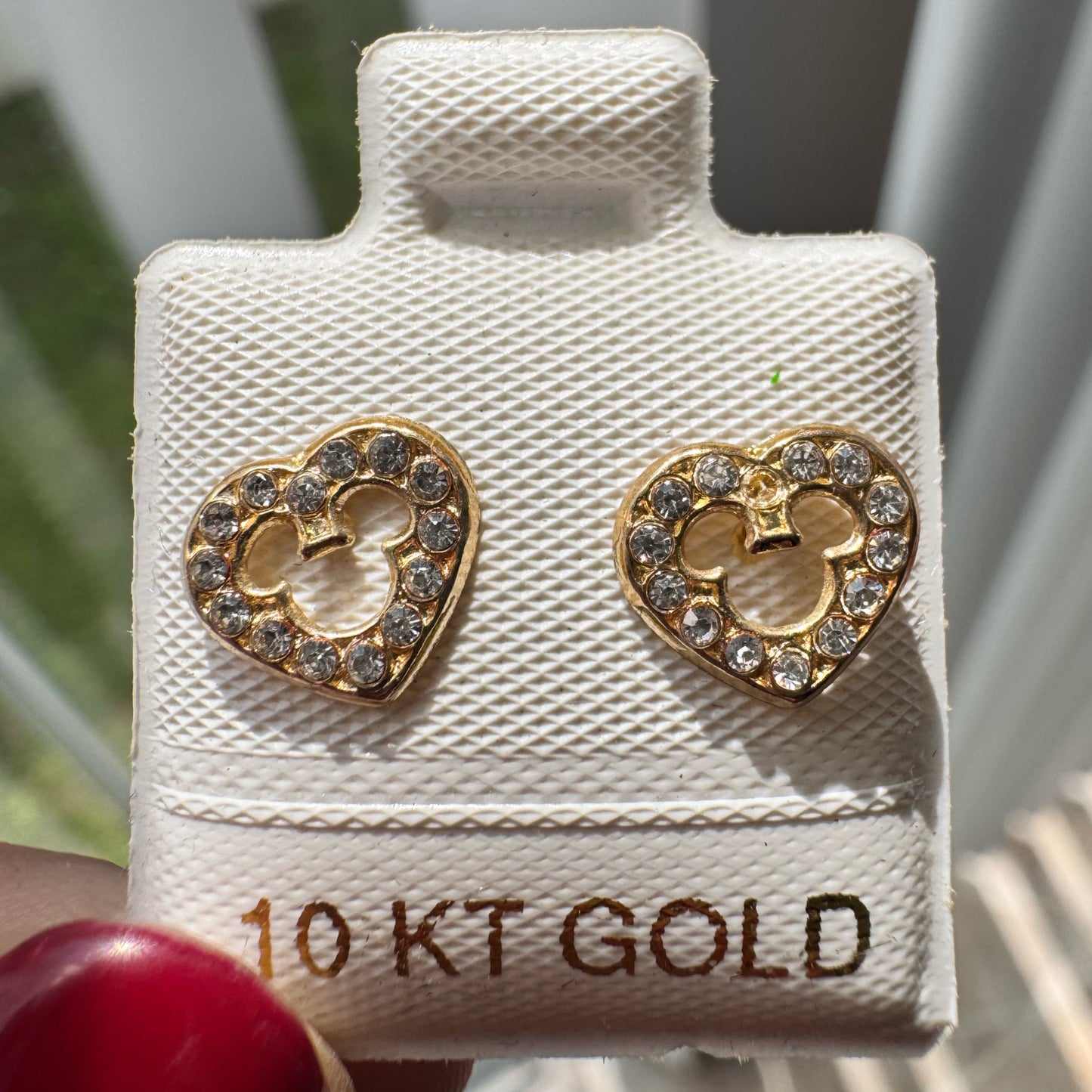 Mickey mouse corazón silueta