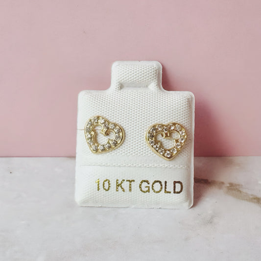 Mickey mouse corazón silueta