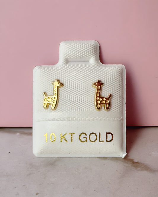 Broquel Oro 10k Jirafa