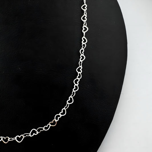 Cadena Corazón ♥️ Plata 925 3.6 mm x 40 cm 2.4 gr