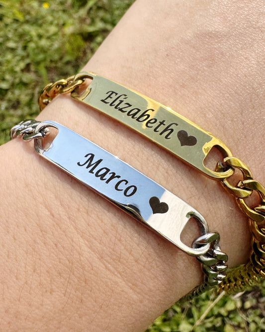 Dúo Pulseras Plata y Dorado