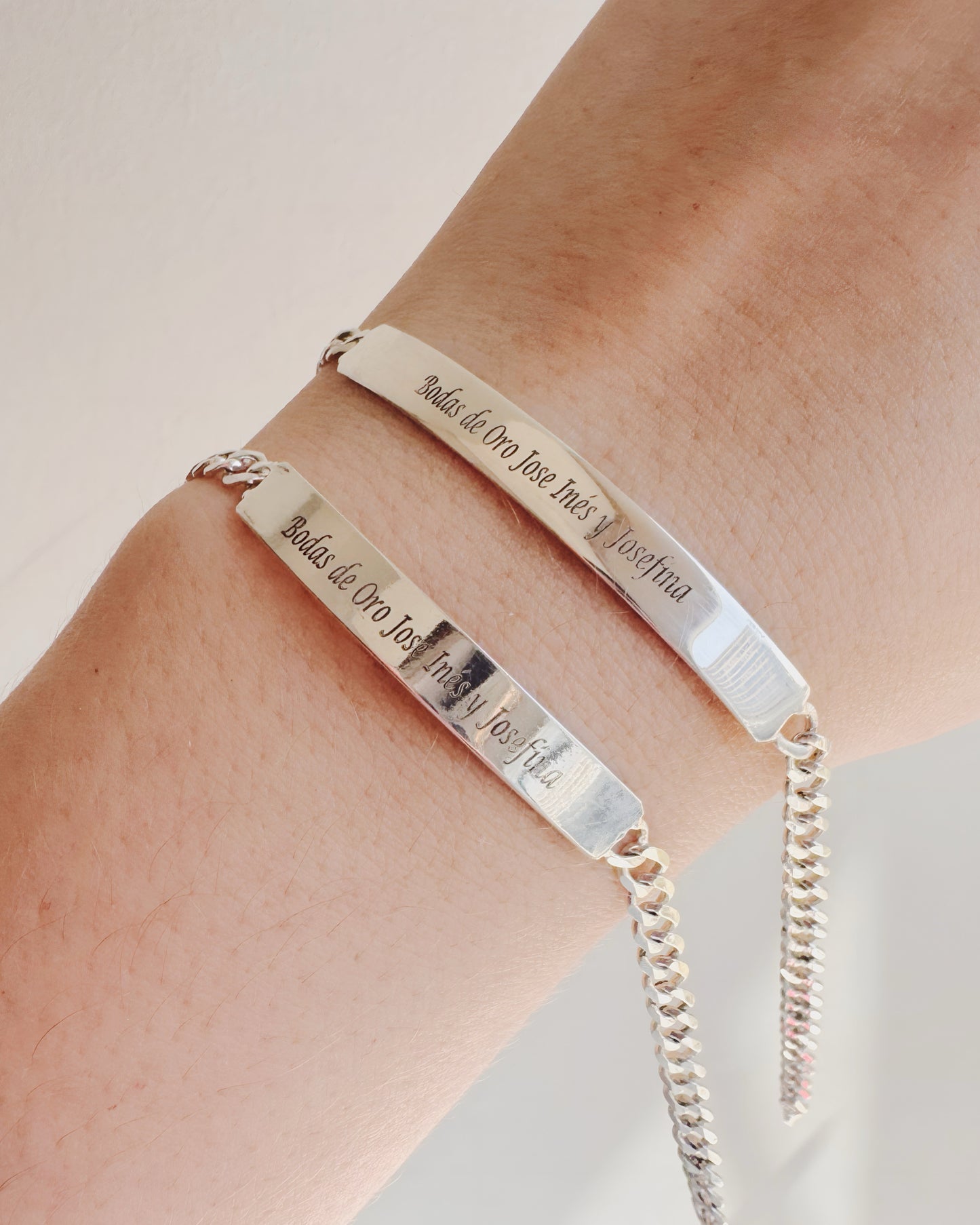 Duo Pulseras Plata 925
